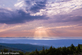 02-24  GOD BEAMS IN THE DISTANCE, DOLLY SODS WILDERNESS RIM, WV  © KENT MASON