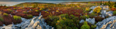 04A-45  WV HIGHLAND PANORAMA OF BEAR ROCKS PRESERVE,  © KENT MASON