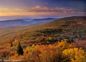 04B-03  FALL AT THE RIM FROM BEAR ROCKS PRESERVE, WV © KENT MASON