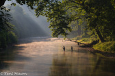 04E-40 FISHING IN CANYONS FIRST LIGHT,  SMOKE HOLE CANYON, WV  © KENT MASON